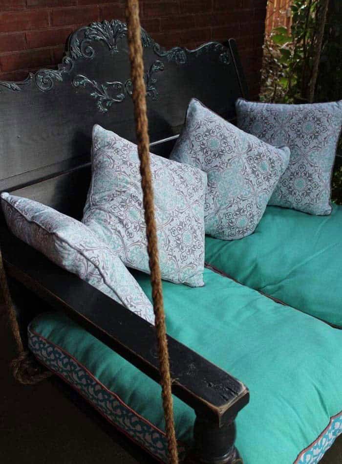 Transform Your Swing Bed with Sofa Cushions