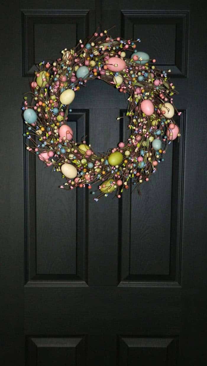 Spring Pastels Egg Wreath