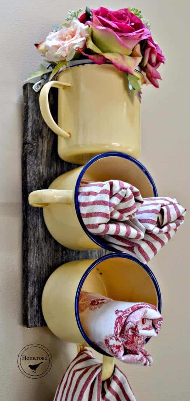 Mug Rack For Storage And Decorations