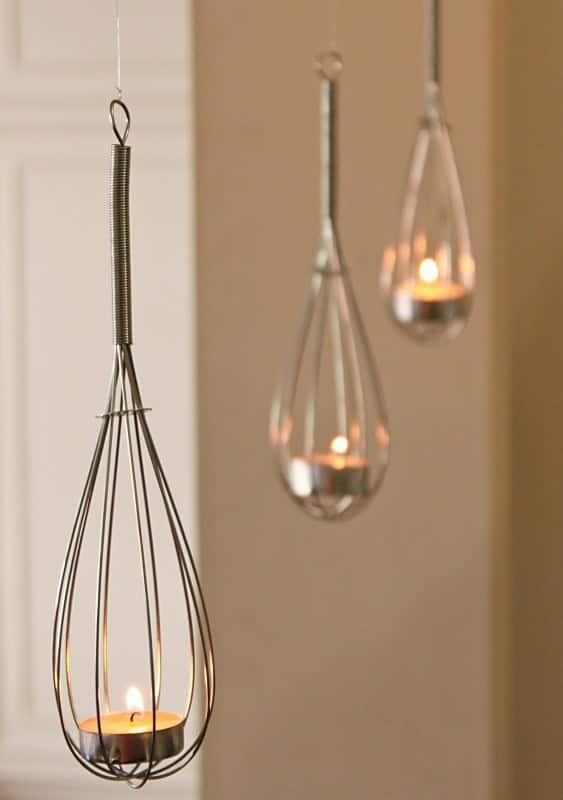 Switch Up Your Kitchen Decor with Whisk Candle Holders