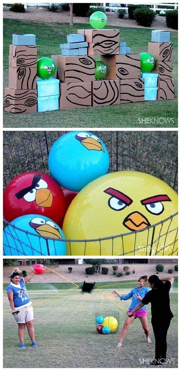 DIY Life Sized Angry Birds