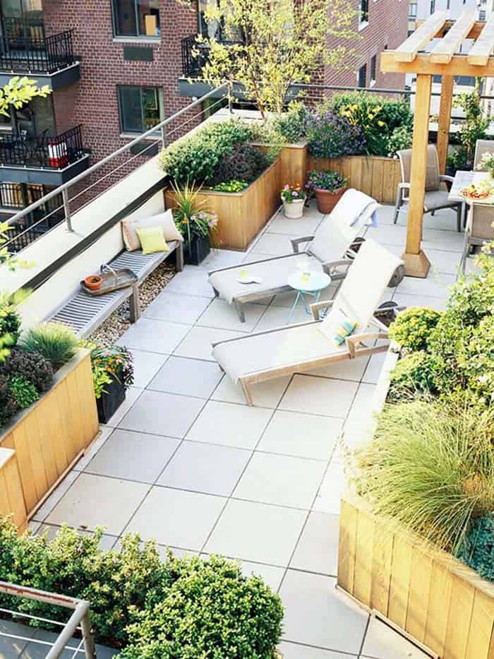 Transform Your Rooftop with Built-In Planter Ideas