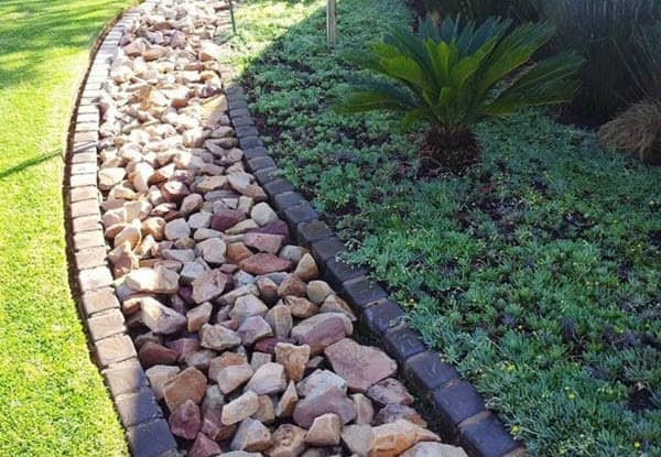 Build a Contemporary Path using Rocks