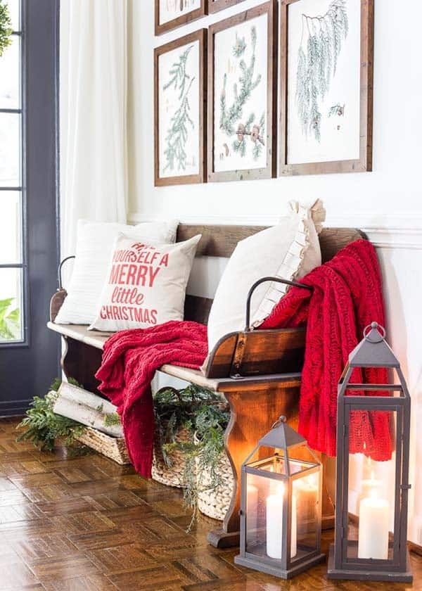 Create an Enchanting Winter Scene in Your Entryway