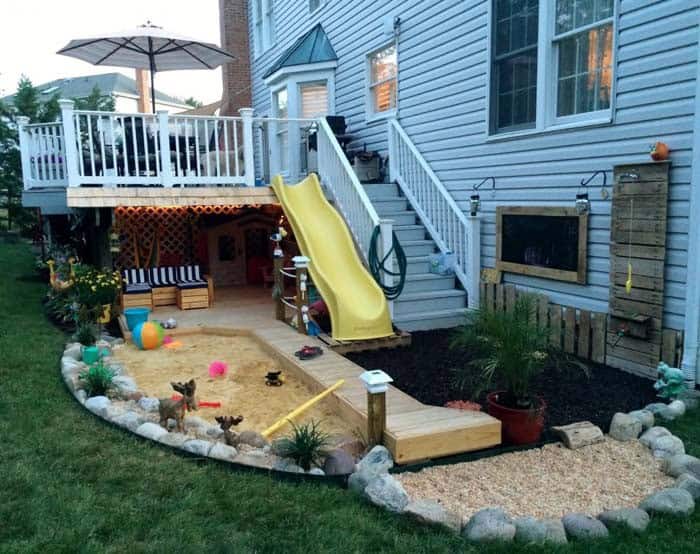 Covered Backyard Playground