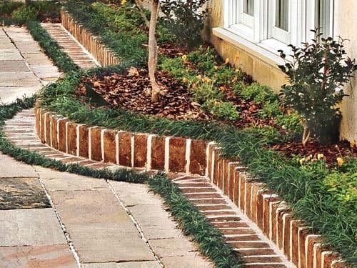 Upgrade Your Flower Bed with Building Bricks