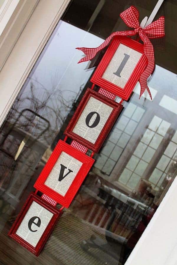 Use Vibrant Picture Frames to Spread a Love Message