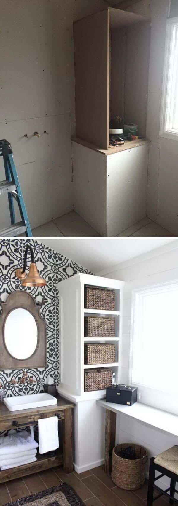 Add Built Ins For Stylish Storage