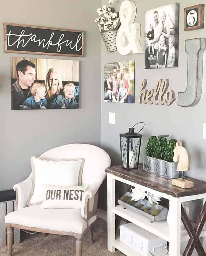 Farmhouse Elements Family Wall