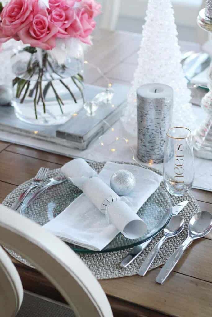 Add a Silver Sparkle to Your Christmas Dinner Table