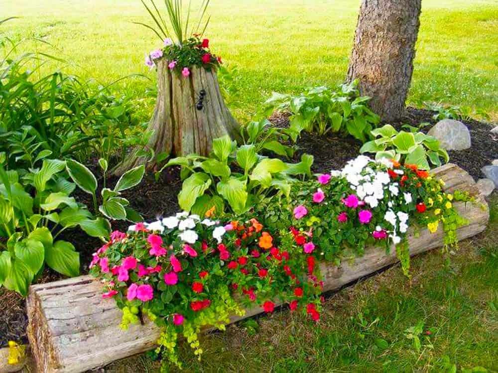 Tree Stump Planter