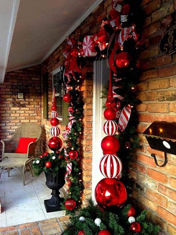 Make a Bold Statement with Huge Porch Garlands