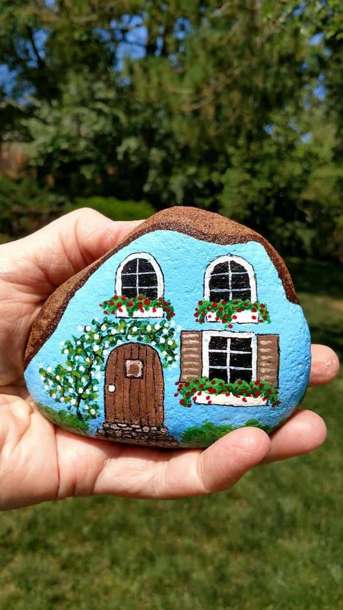 Fairy Garden Painted Rocks