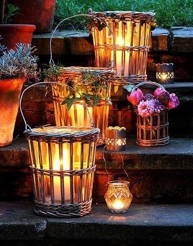 Add Texture with Woven Lanterns