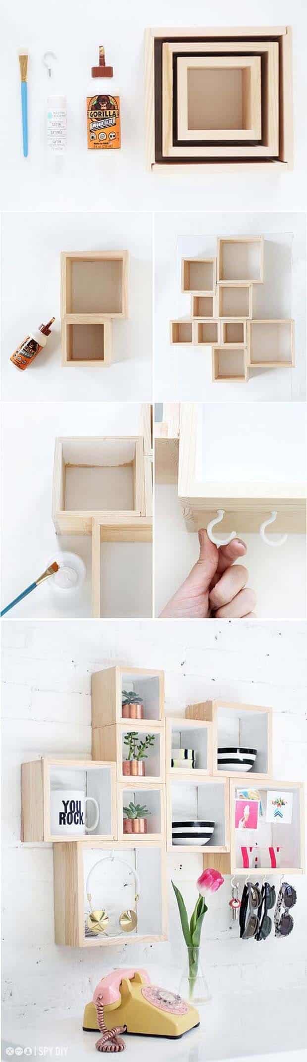 Create Nesting Boxes of Framed Storage