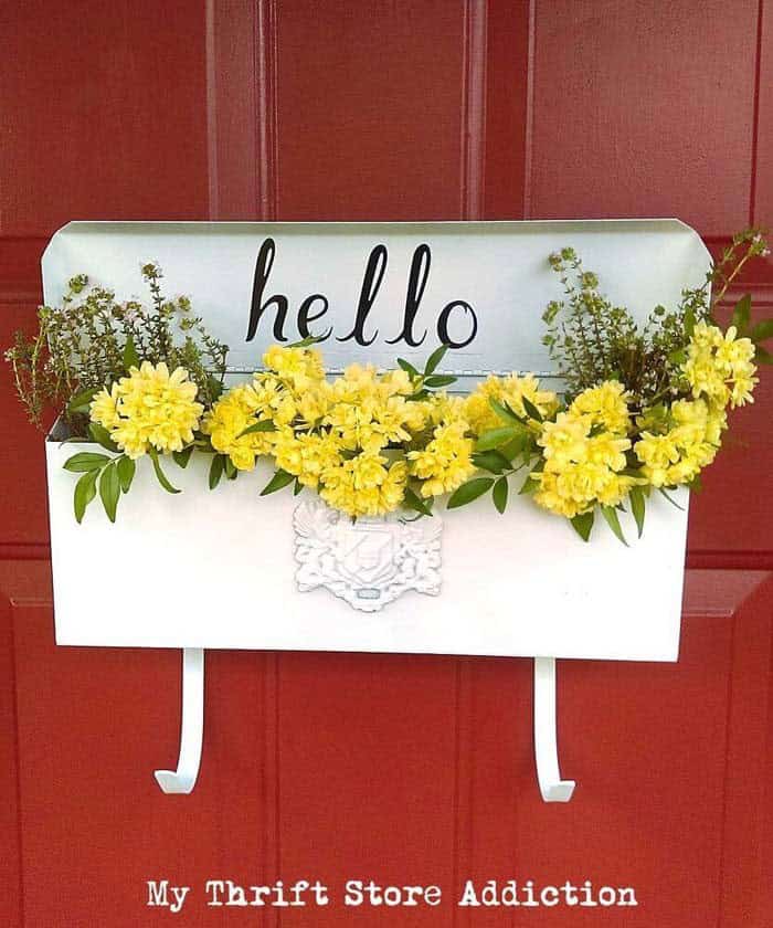 Repurpose a Metal Mailbox into a Flower Planter