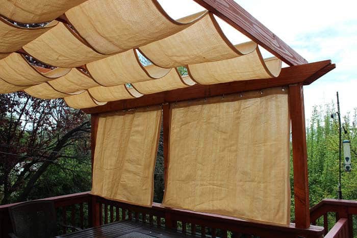 Create a Rustic Style Sunshade with Textile Design