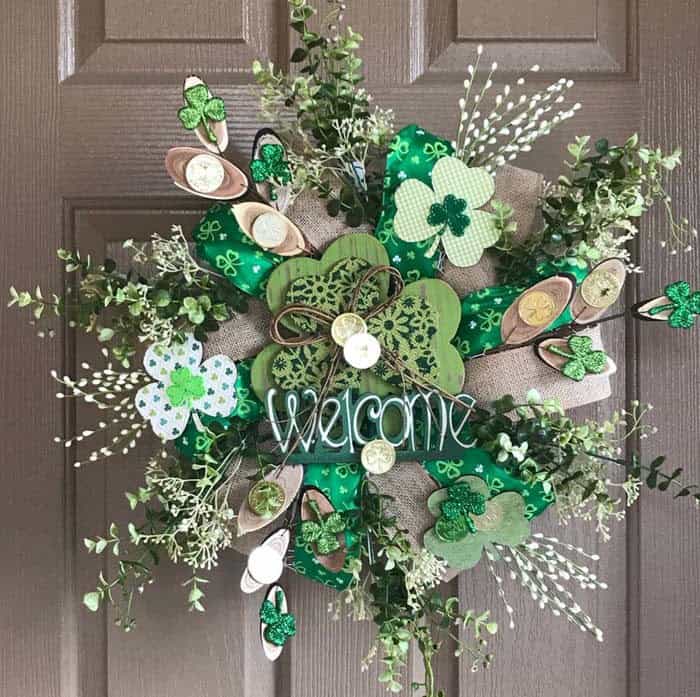 Make a Bold Statement with this St. Patrick’s Day Wreath