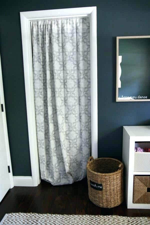 Enhance Your Small Closet with a Curtain Door