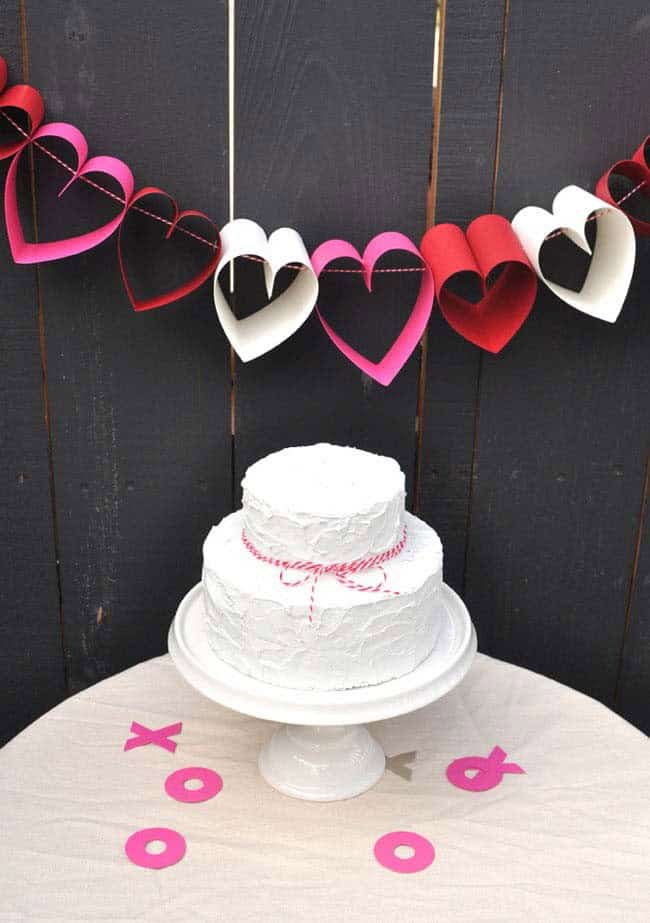 Make a DIY Paper Heart Garland