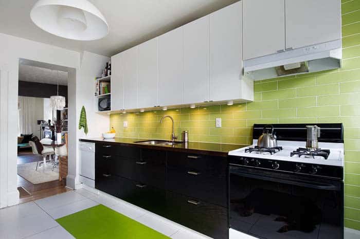 Lime Green Subway Tile