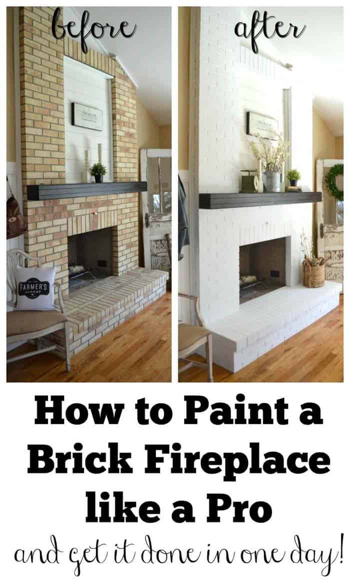 Simple Upgrade Of A Dated Fireplace