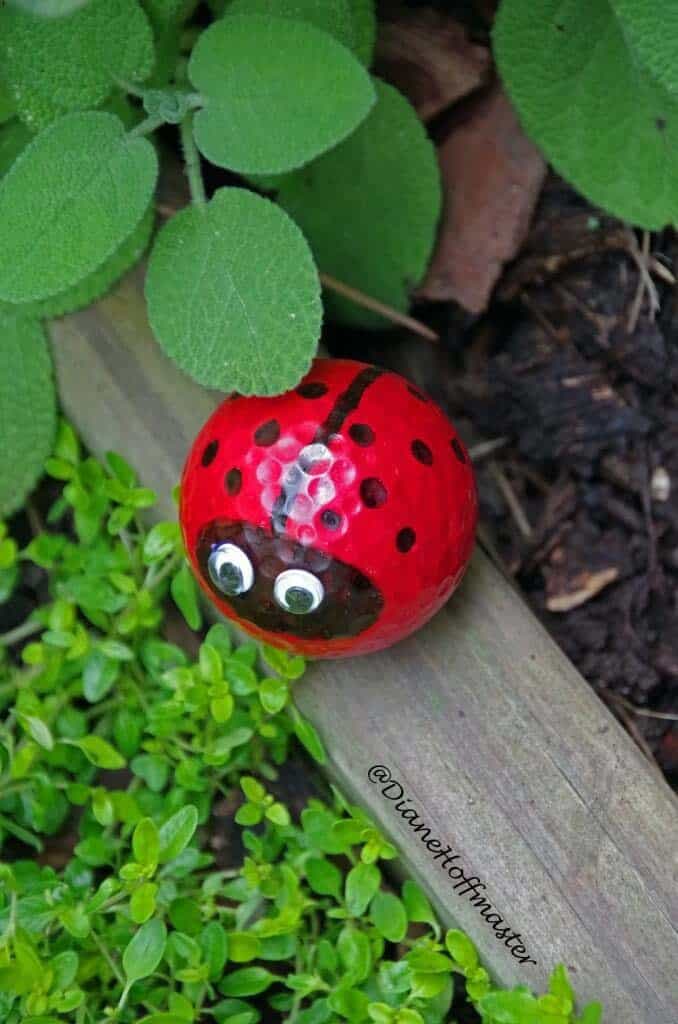 Make an Artistic Ladybug Garden Craft with Your Kids