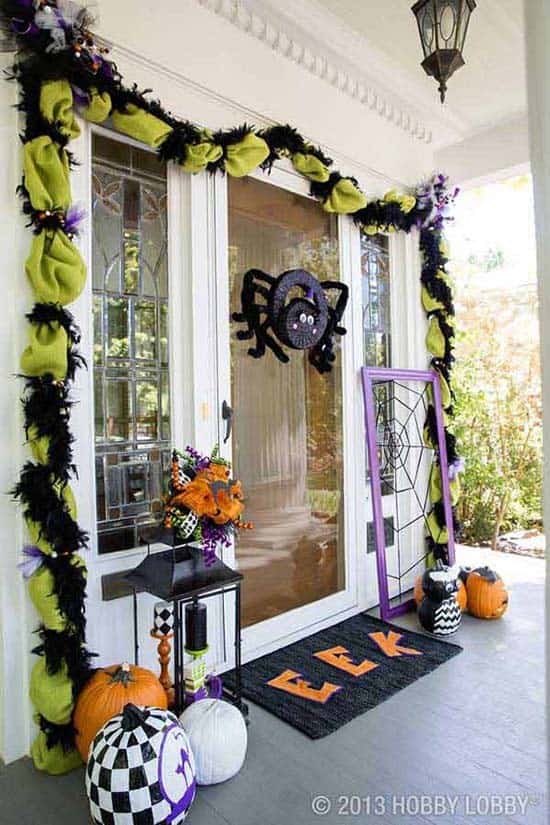 Cute And Colorful Spidery Porch