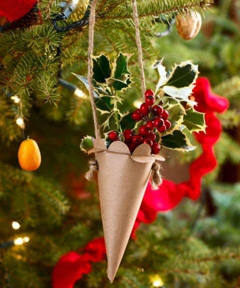 Make a Statement with a Cornucopia Christmas Ornament