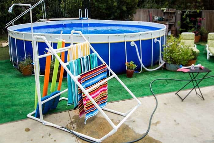 Make Your Own Towel Rack With PVC