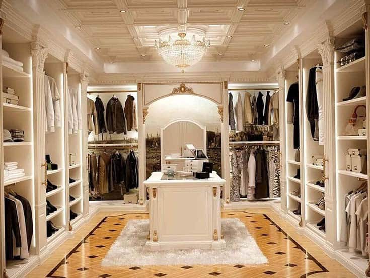 Decorate Your Walk-In Closet with Great Panache