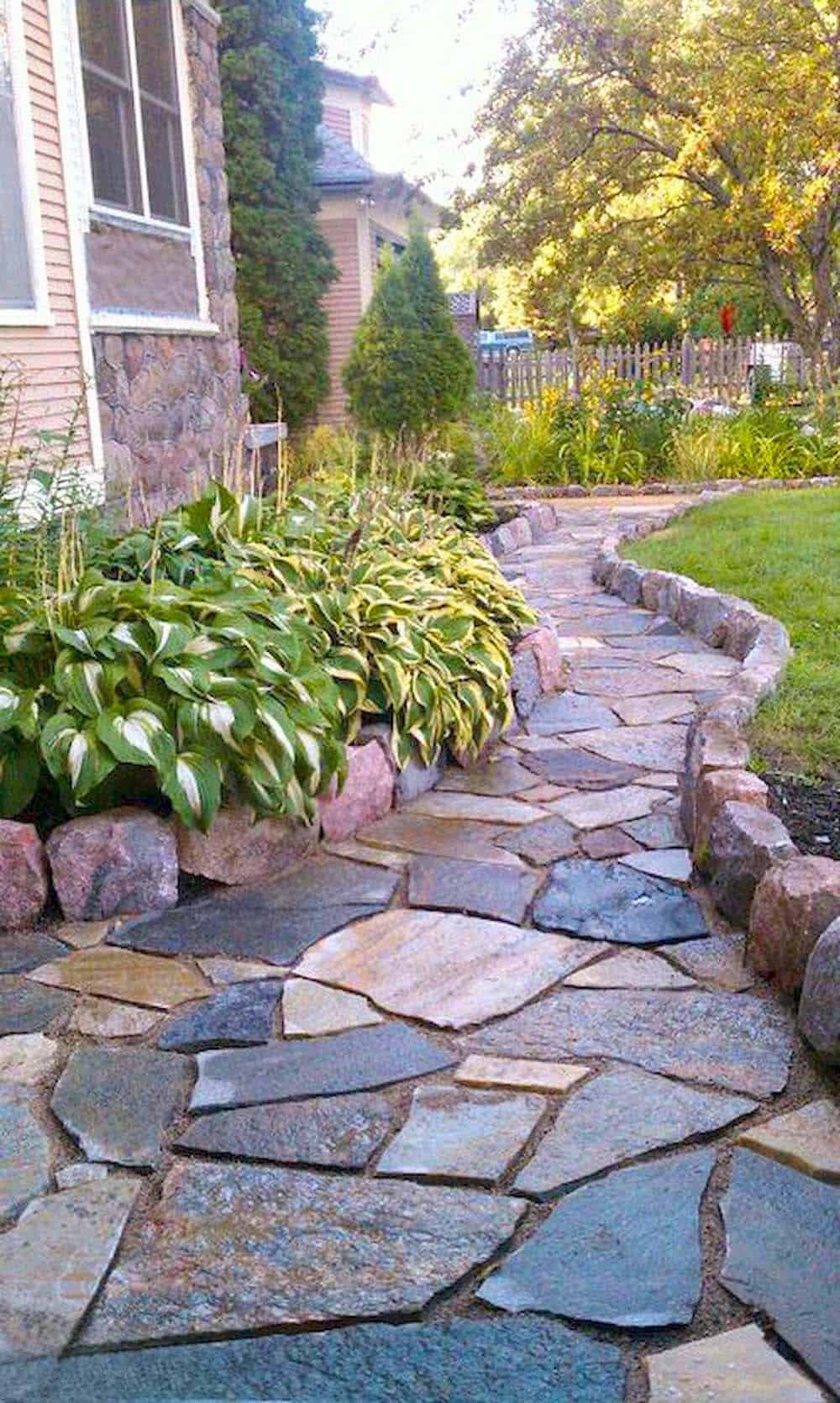 Rustic Walkway Elegance