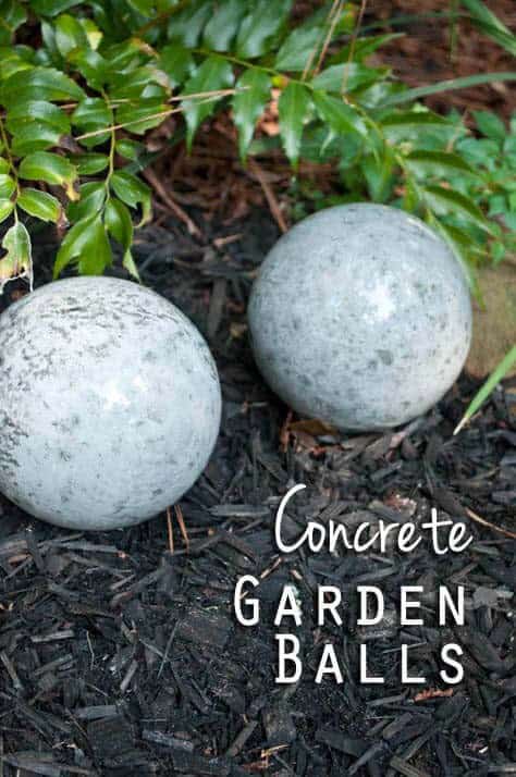 Create Lightweight Garden Decor with DIY Concrete Balls