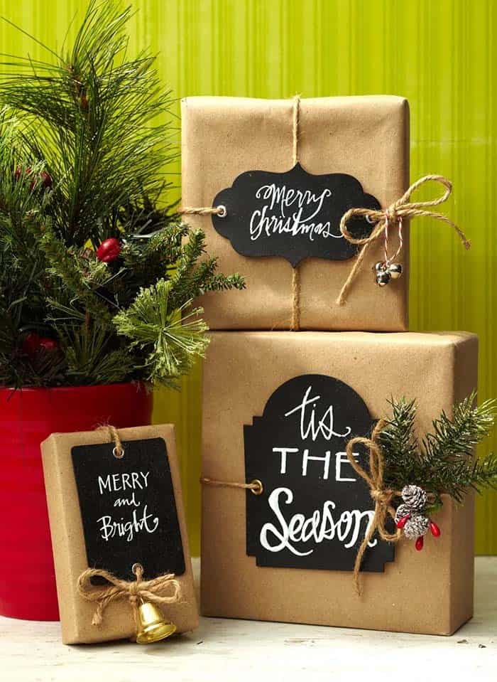 Decorate with Customized Chalkboard Paper Tags