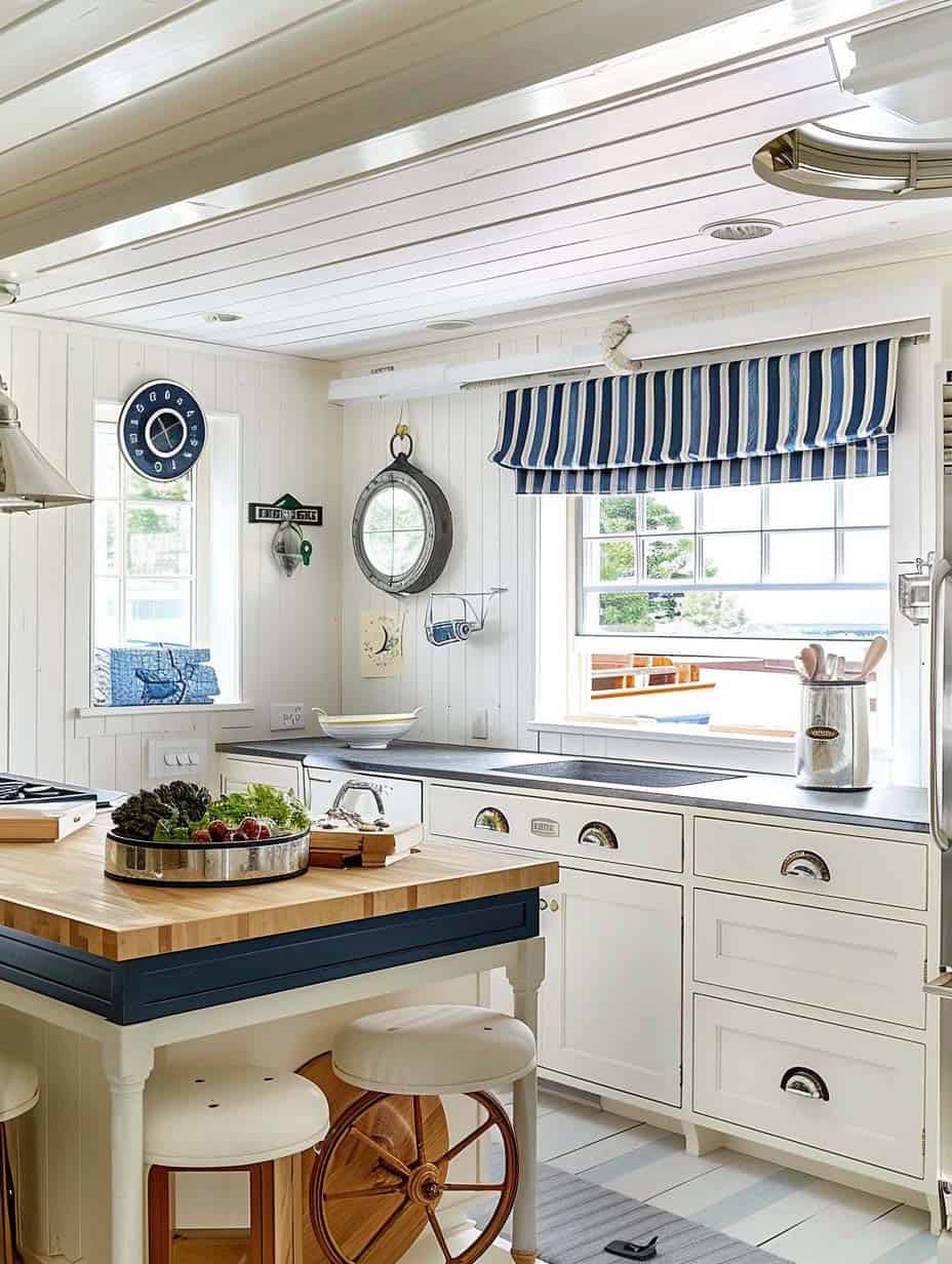 Nautical-Themed Kitchen