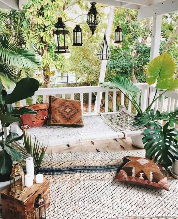 Elevate Your Porch with Boho Chic Style