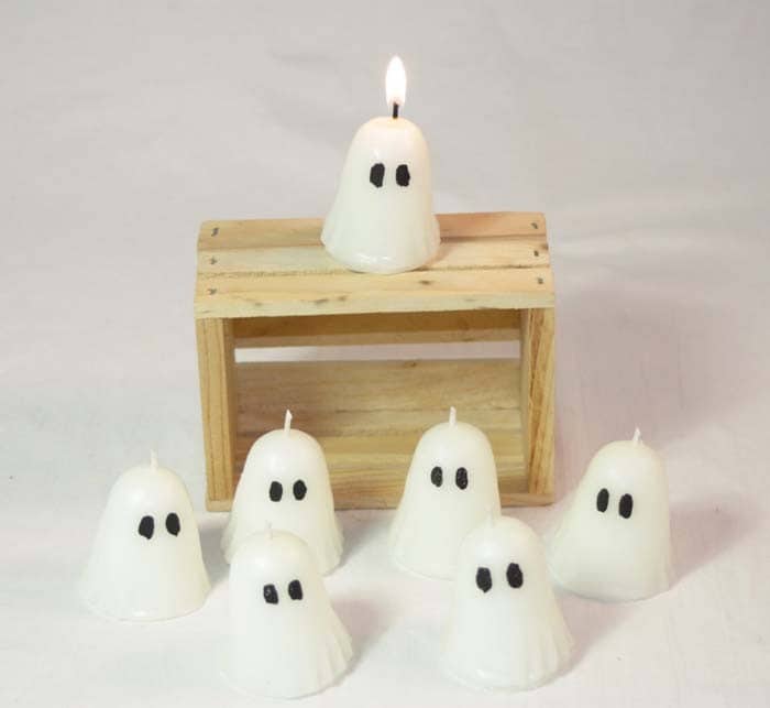 Cozy Up Your Decor with Mini Ghost Candles