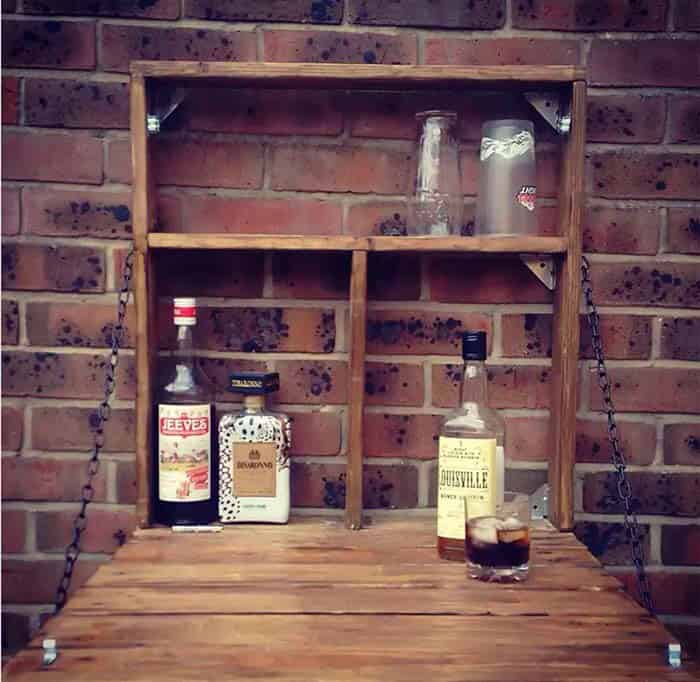 Simple Wall Mounted Drop Bar