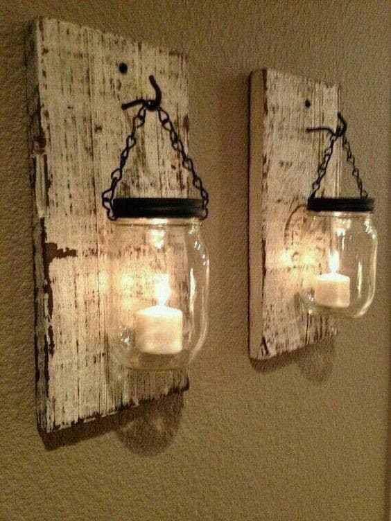 Create Mason Jar Sconces