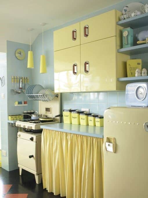 Create an Airy Feel with Yellow and Baby Blue