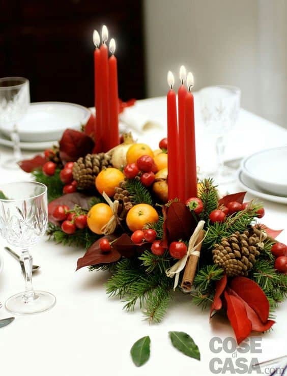 Bring Life to Your Candle Centerpiece with Fruity Accents