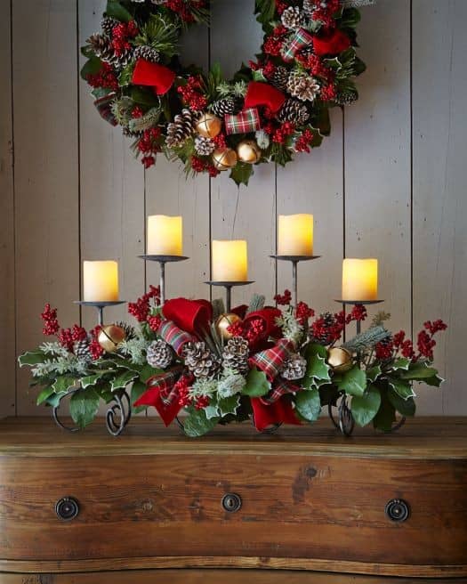 Give a Home a Makeover with a Christmas Candle Centerpiece