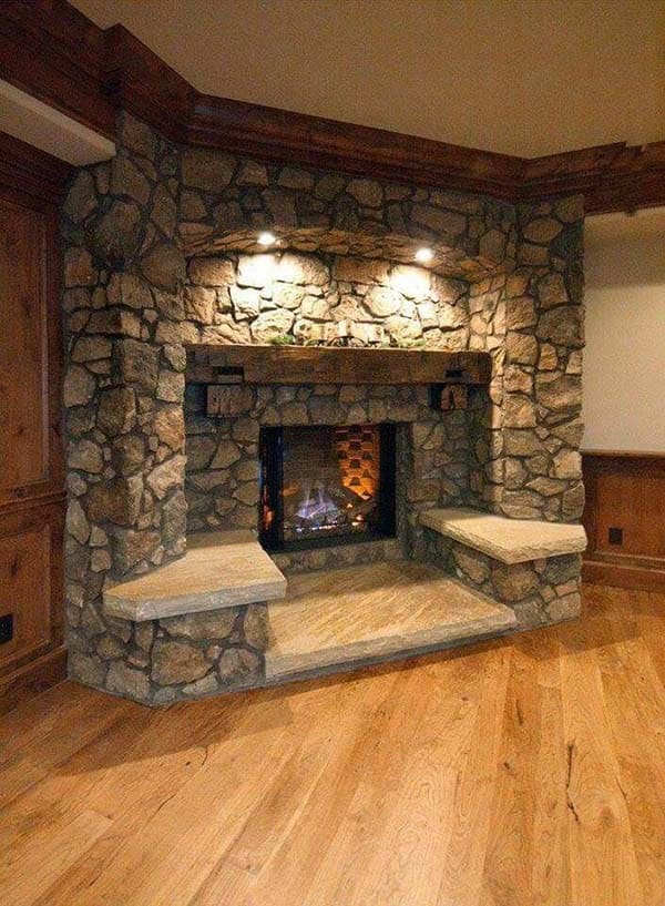 Turn Your Fireplace into a Cozy Reading Nook