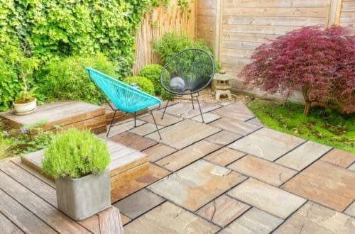 Cover The Patio With Flagstone Tiles