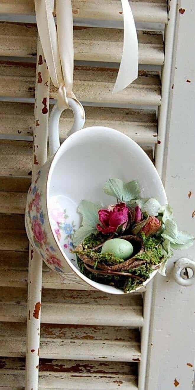 Tiny Nest In A Teacup