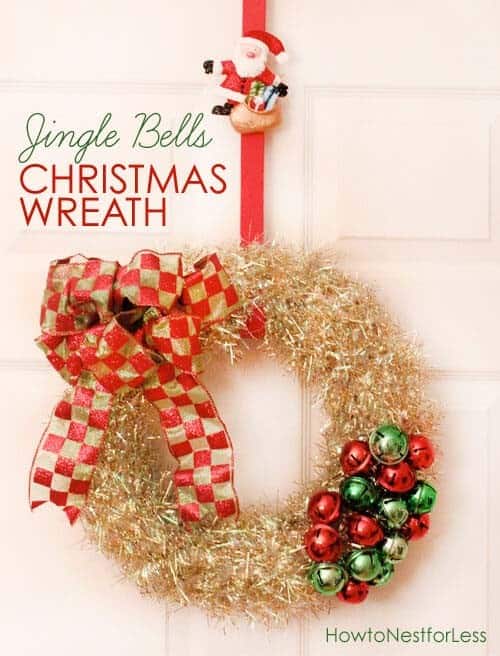 Add Festive Color To A Tinsel Wreath