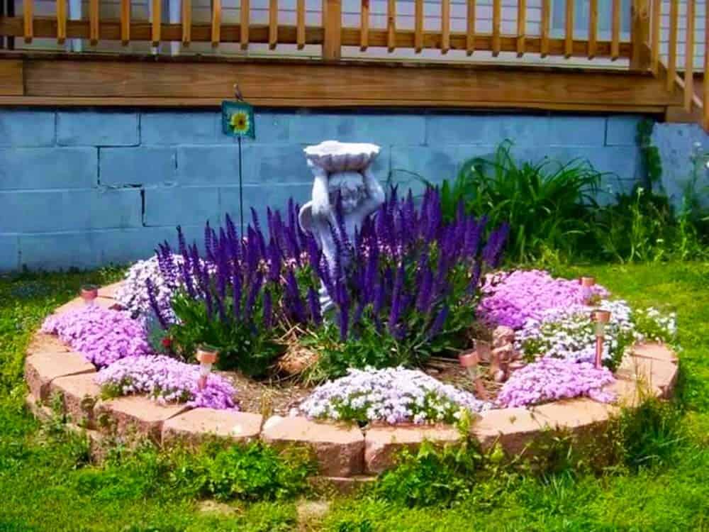 Lavender Fountain Garden