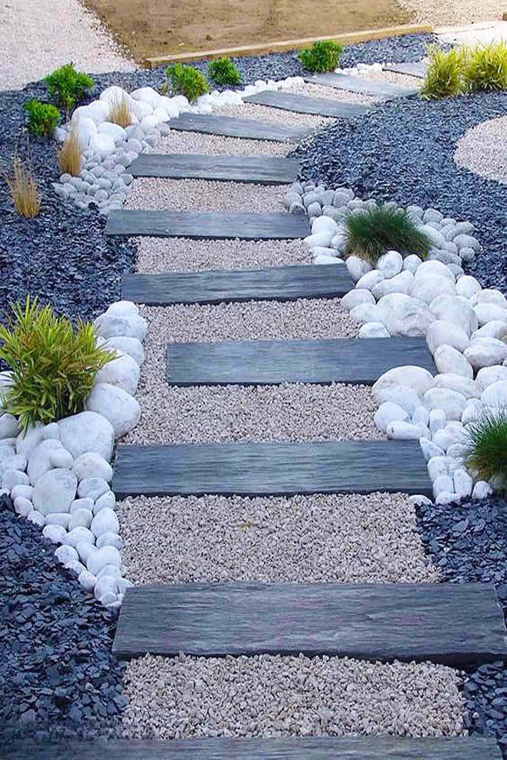 Zen Pebble Path