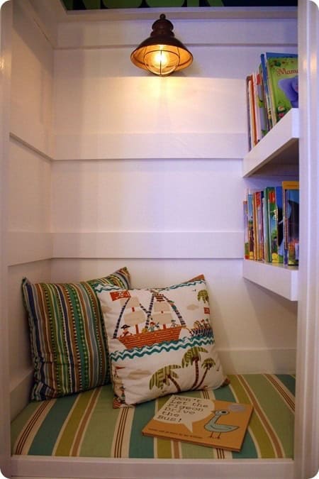 Transform Your Closet into an Inviting Reading Nook