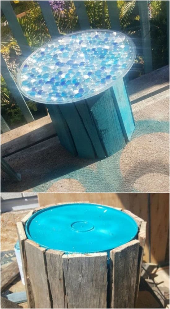 Upcycled Outdoor Table Base